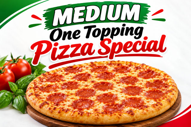Medium One Topping.