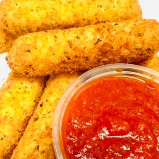 Bread Mozzarella Sticks.