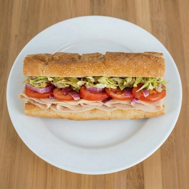 Turkey & Cheese Sandwich.