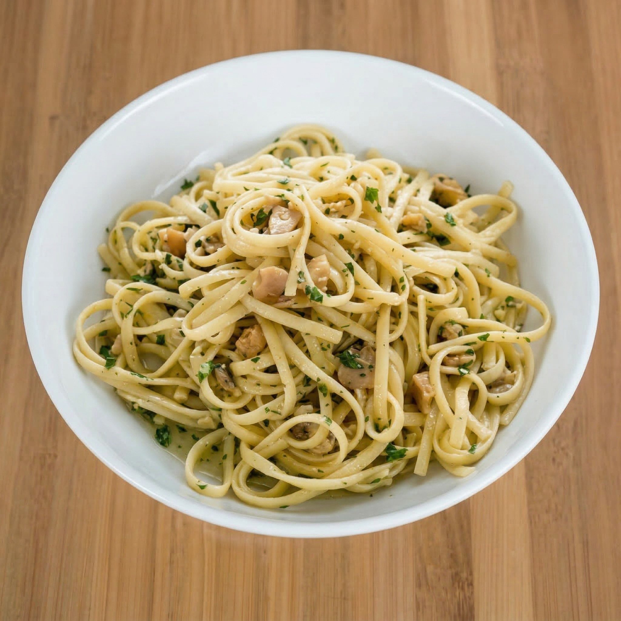 Linguini With Clam Sauce.