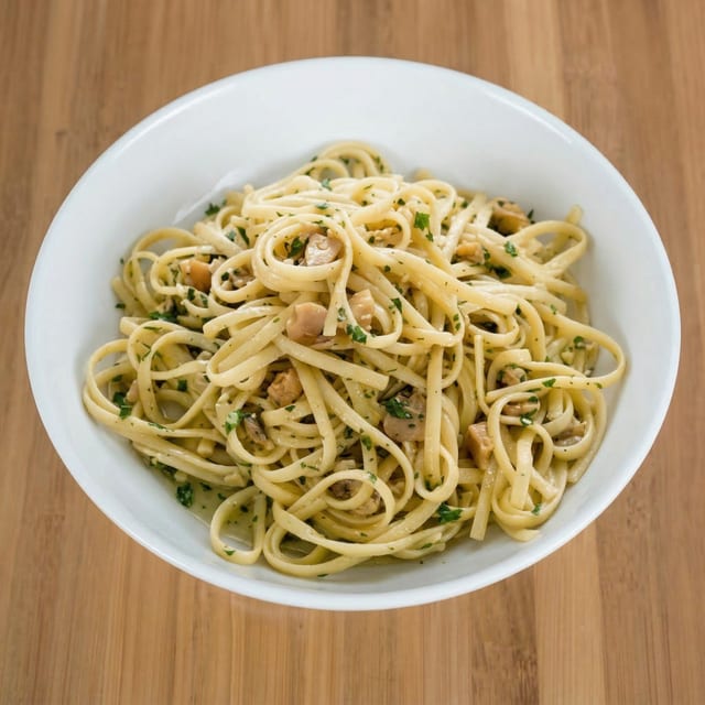 Linguini With Clam Sauce.