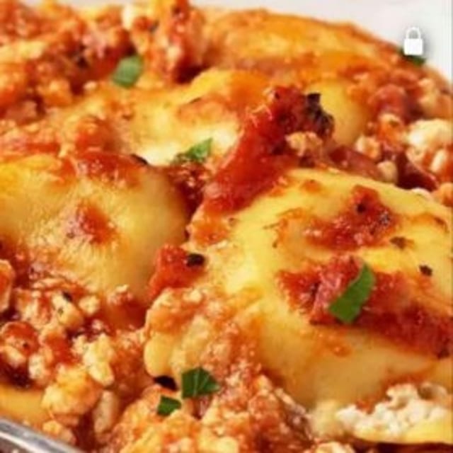 Baked Cheese Ravioli.