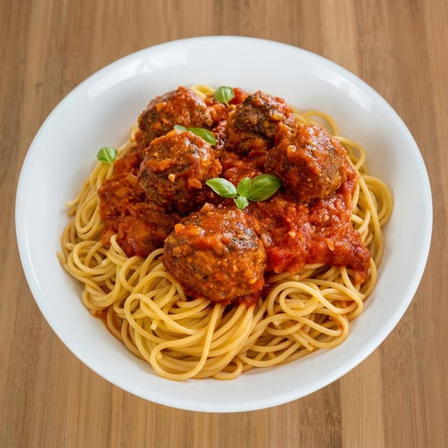 Spaghetti With Meatballs.