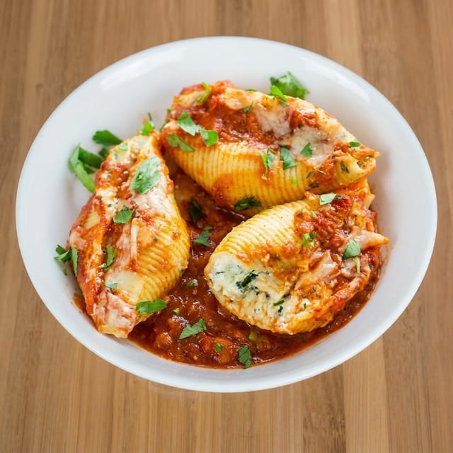 Baked Stuffed Shells.