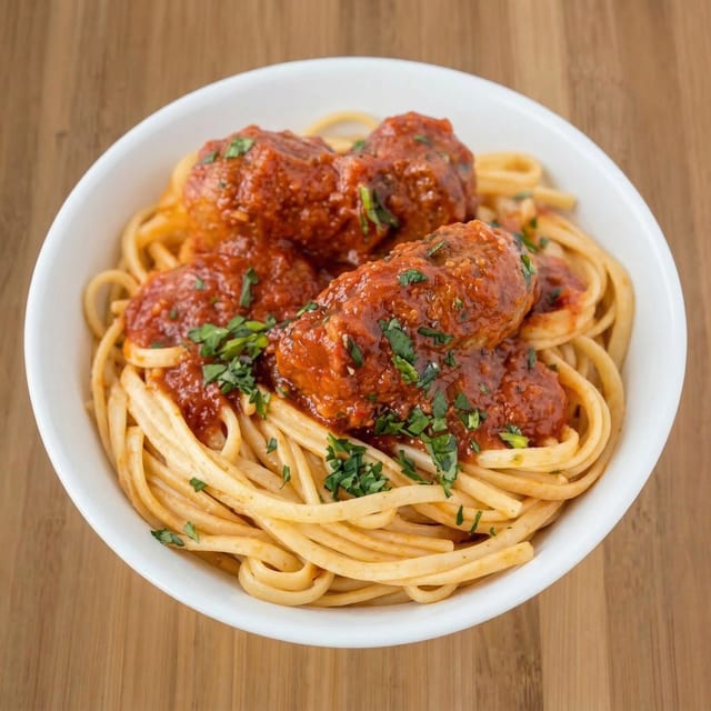 Spaghetti With Sausage.