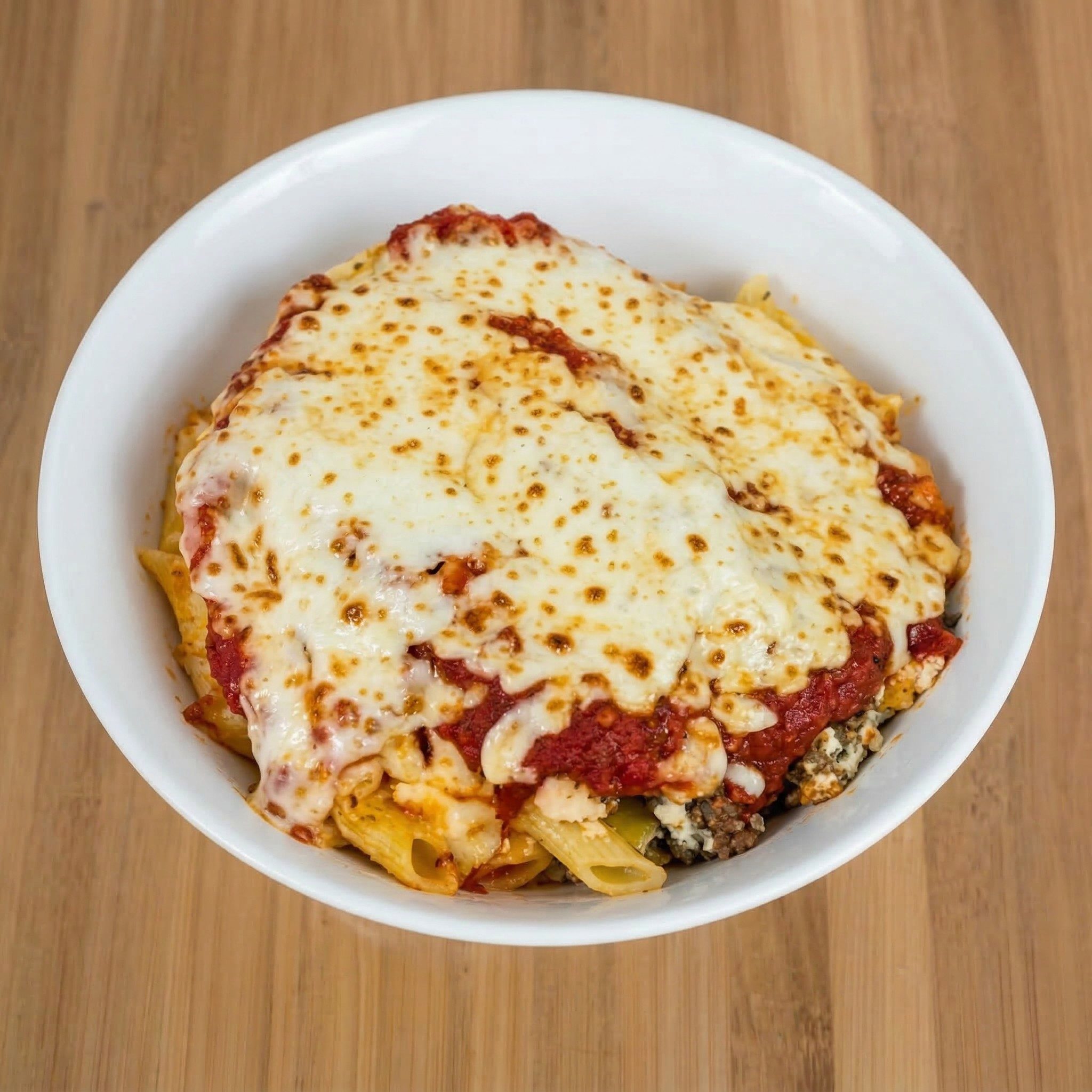 Stuffed Eggplant Parmigiana Dinner.