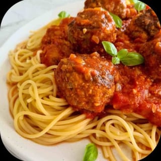 Spaghetti with Meatball