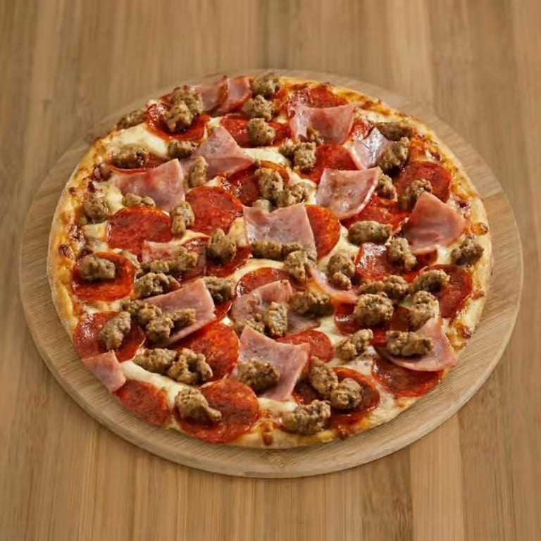 Indulge in Our Meat Pizza
