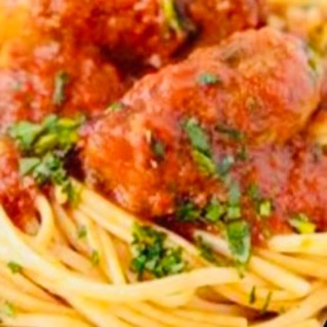 Spaghetti with Sausage.