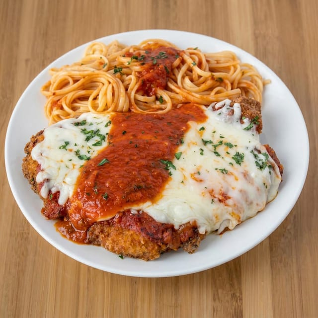 Chicken Parmigiana Dinner.
