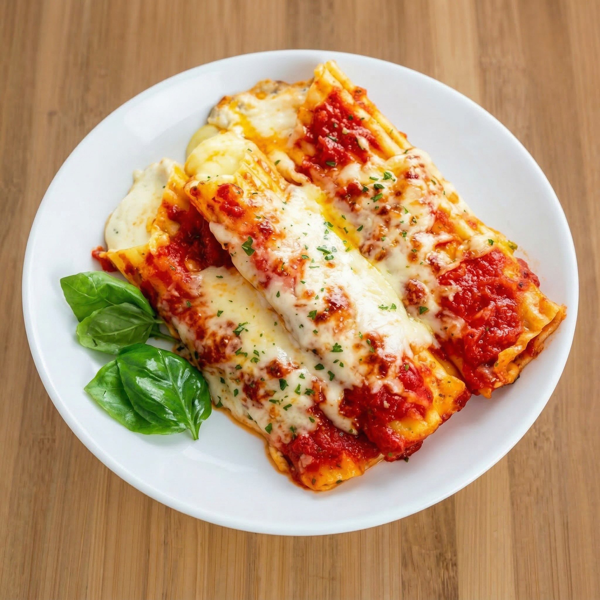Baked Manicotti.