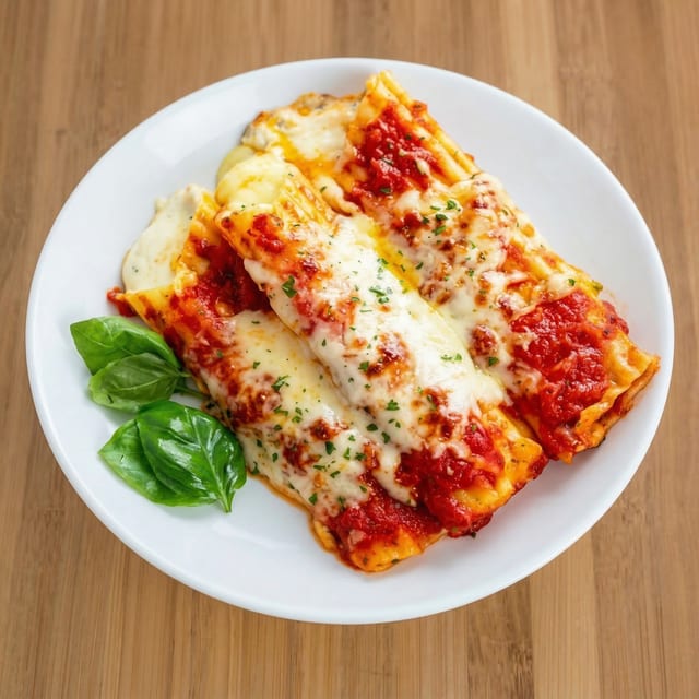 Baked Manicotti.