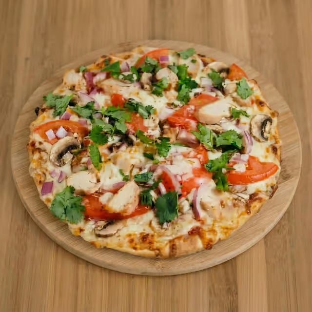 Chicken Garlic Pizza - 18'' Extra Large.
