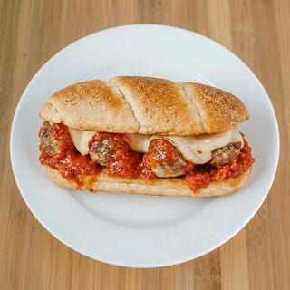 Meatball Parmigiana Sandwich